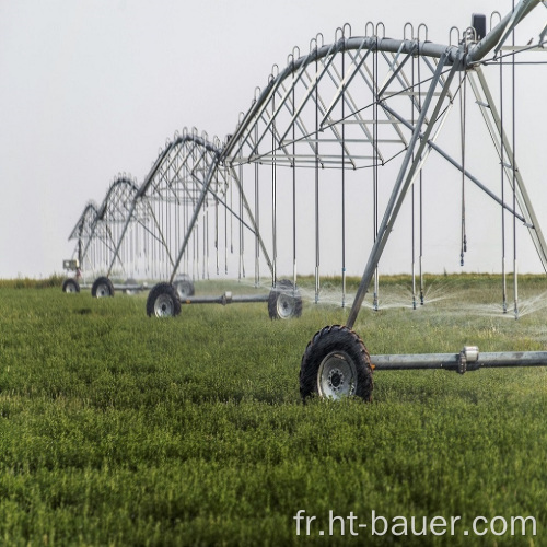 installation du système d&#39;irrigation à pivot central aquaspin